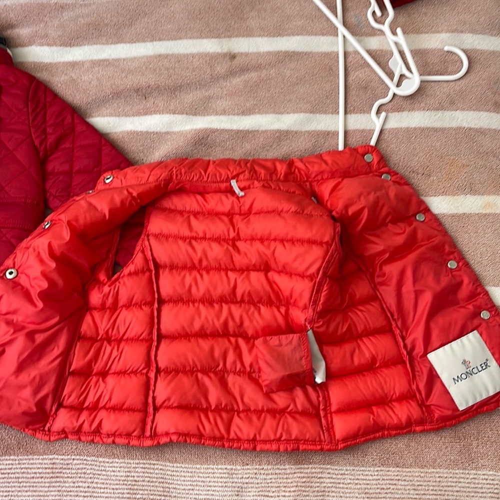 Peach moncler 2 Y little girls